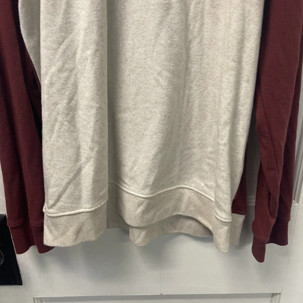Levi's Men's Color Block Hoodie XLRed White Logo Pullover Hoodie Streetwear